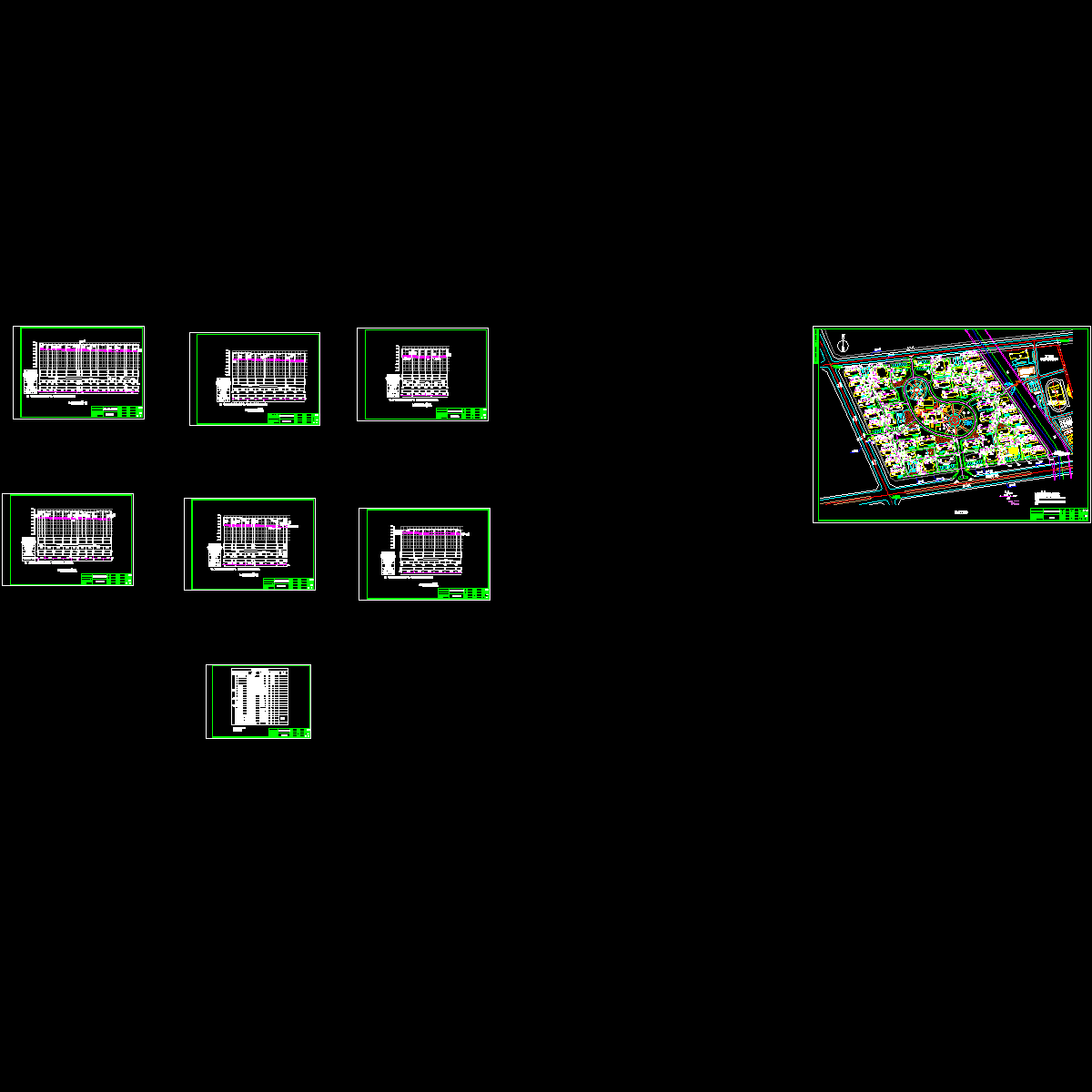 污水及其纵断面图.dwg