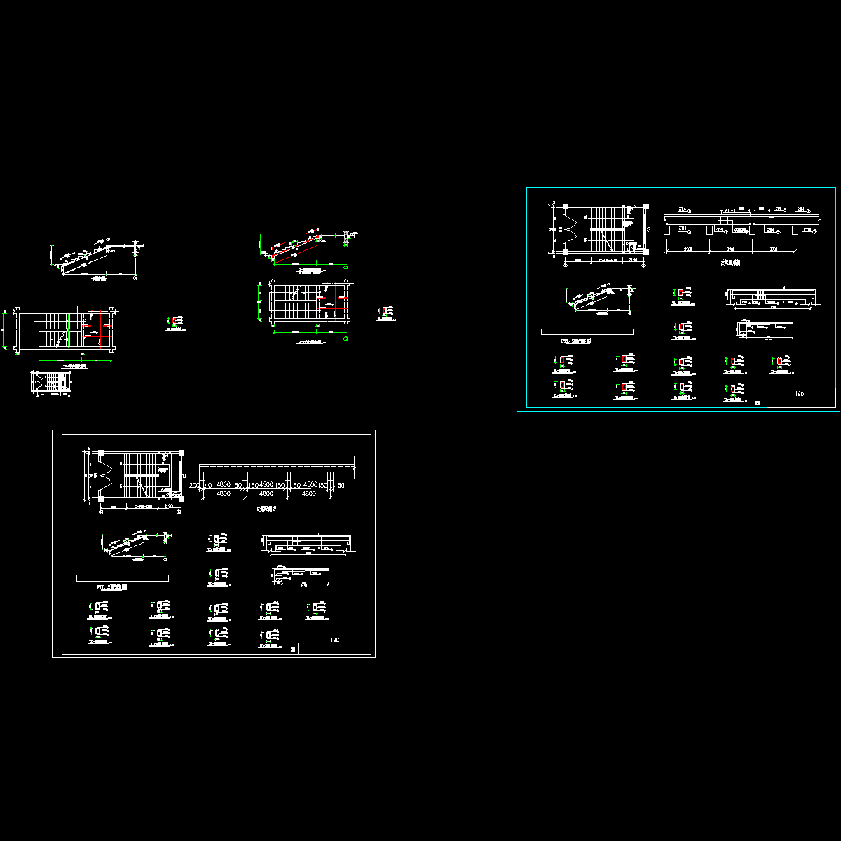 梯梁梯板配筋图.dwg