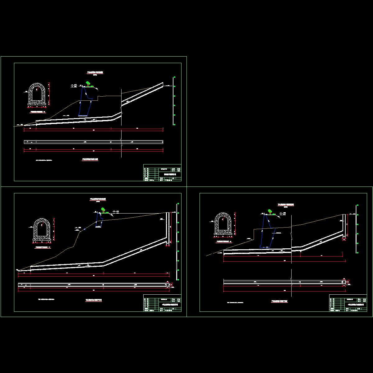 平昌县防洪堤涵闸设计图.dwg