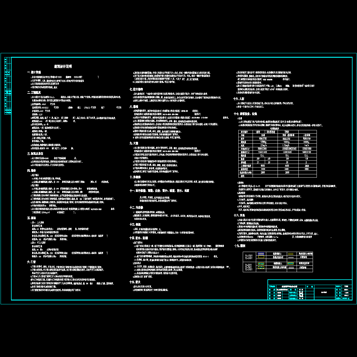 设计说明(F10建筑施工CAD图纸).dwg