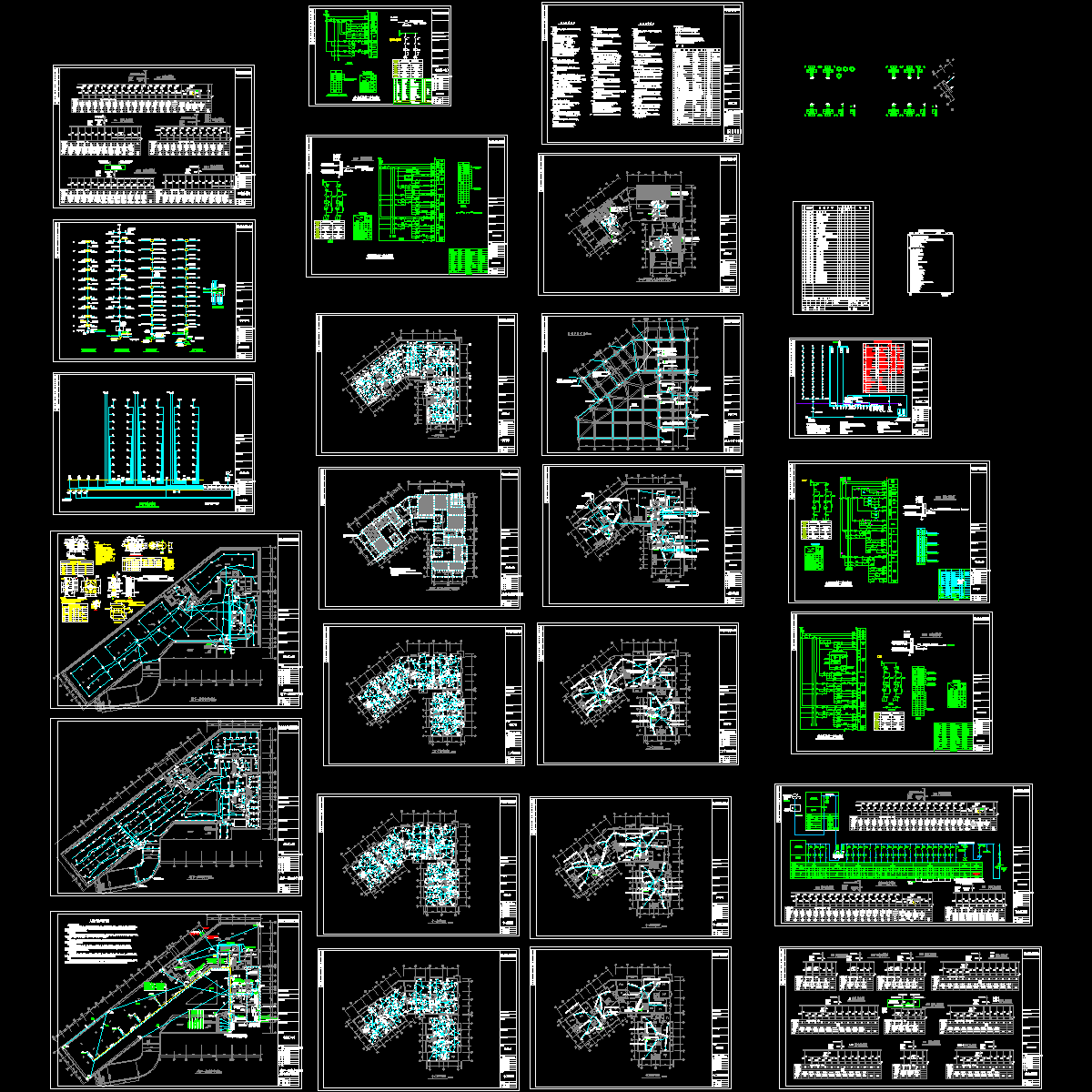 12层住宅楼电气CAD施工图纸（电气设计说明）.dwg