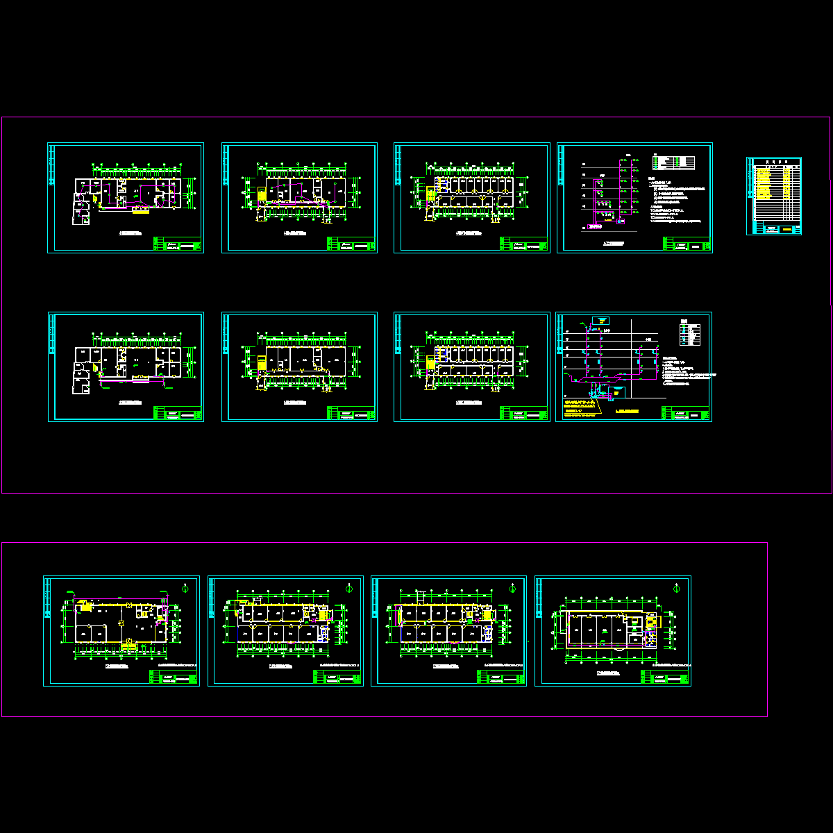 [CAD]仪器厂办公楼消防图纸.dwg