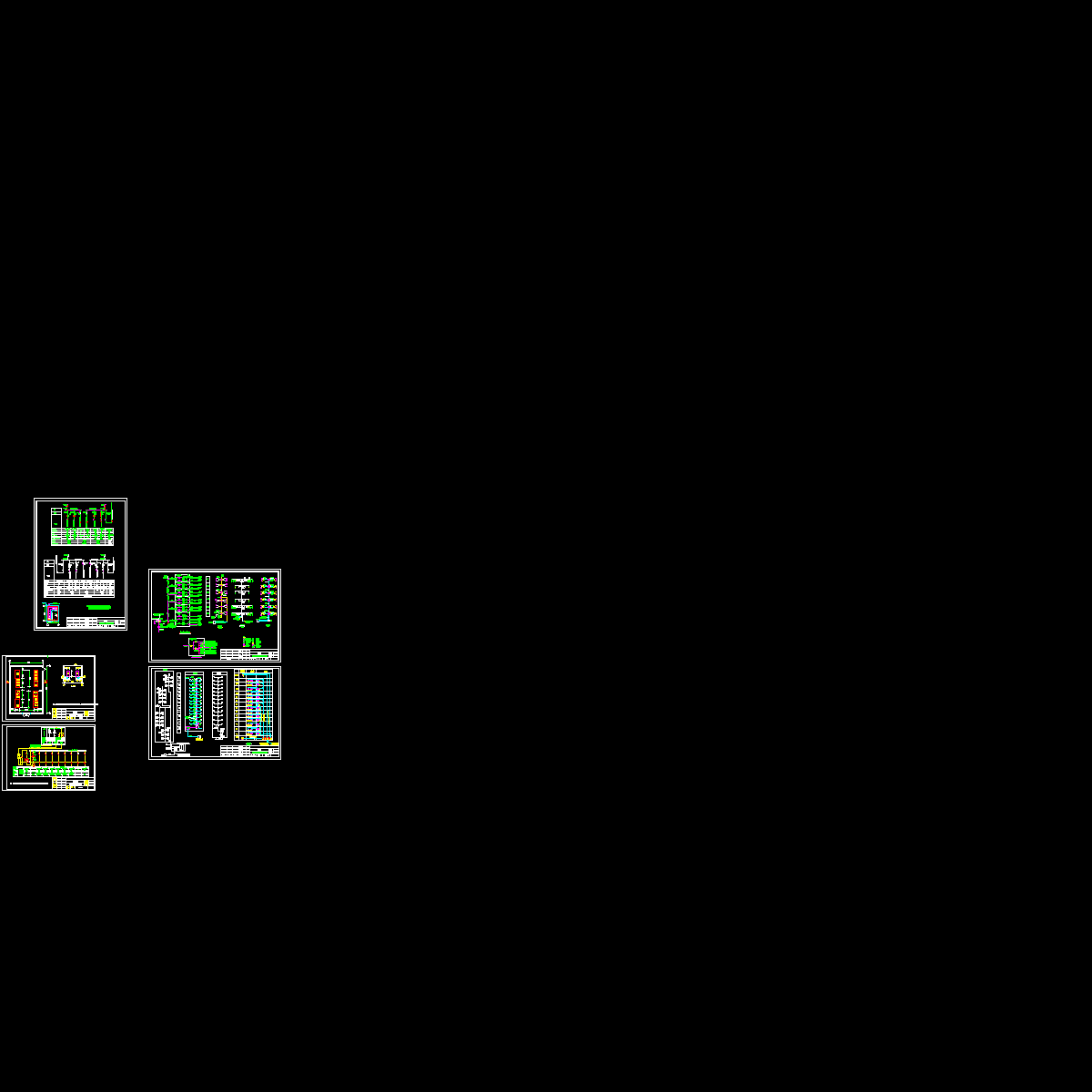 [CAD]地区电气设计通用系统图纸.dwg