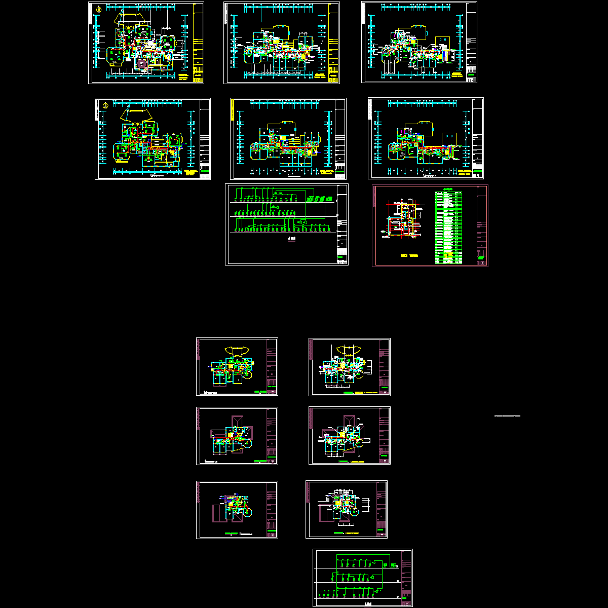 [CAD]上3层酒店贵宾楼空调图纸.dwg