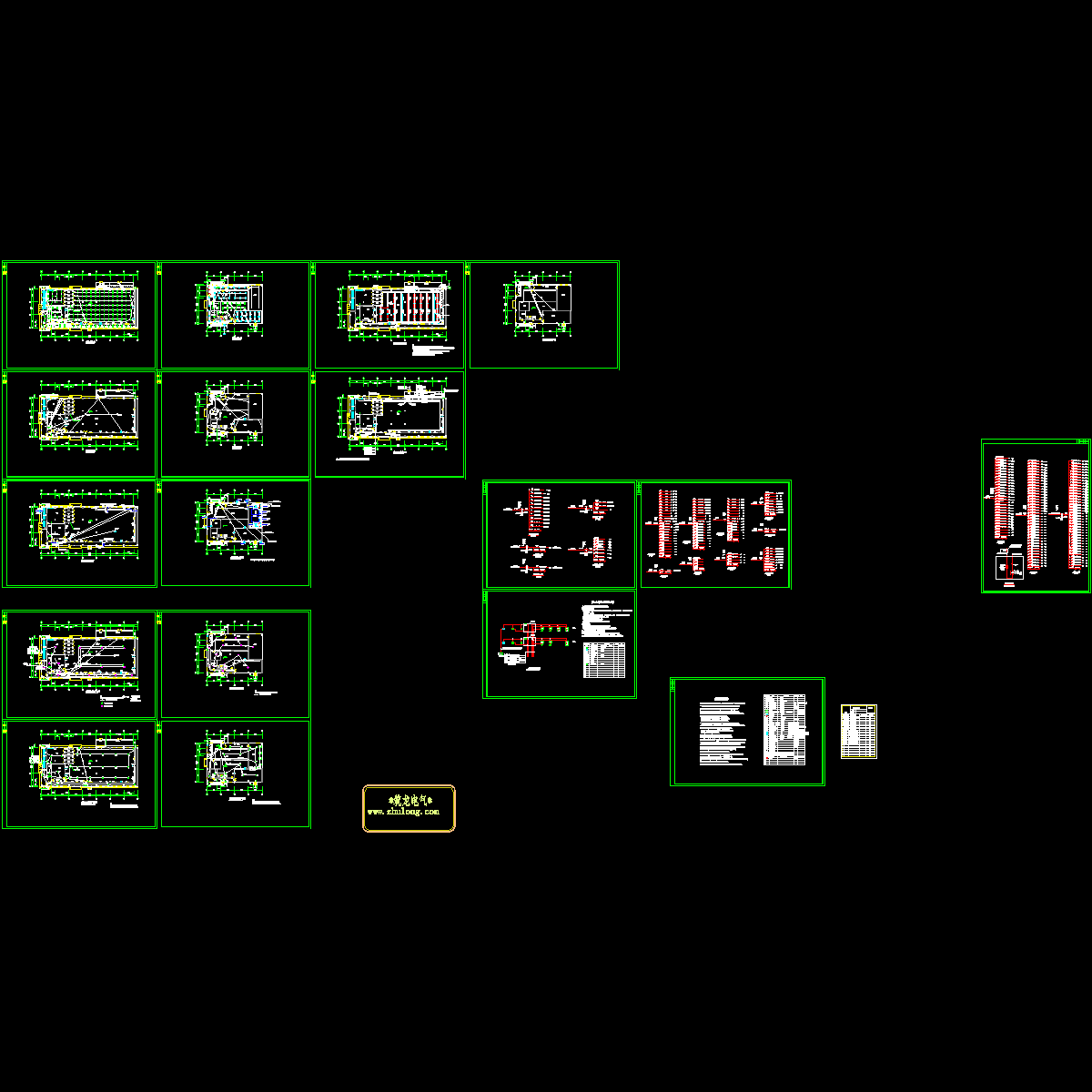 [CAD]厂房电气竣工图纸，含电气设计说明(TN-S)