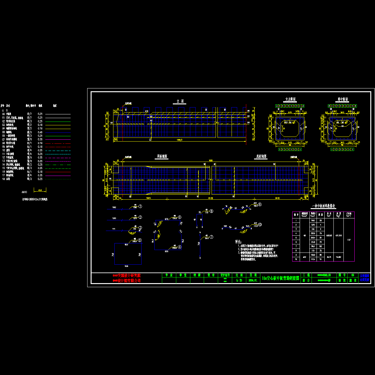 06-16m中板普通钢筋图.dwg