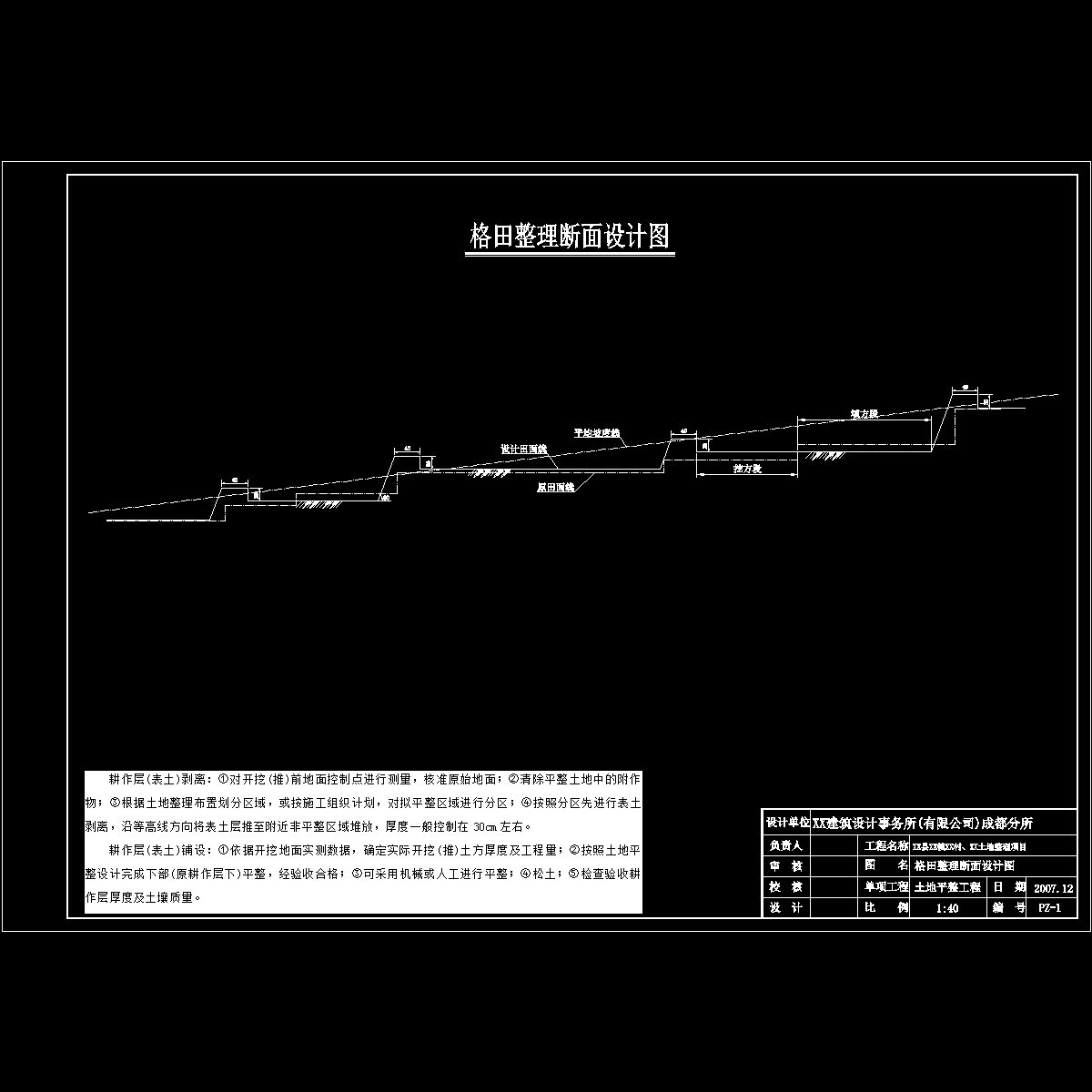 格田整理断面设计图.dwg