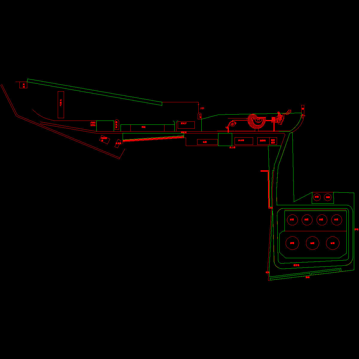 朝阳石油公司园林工程.dwg