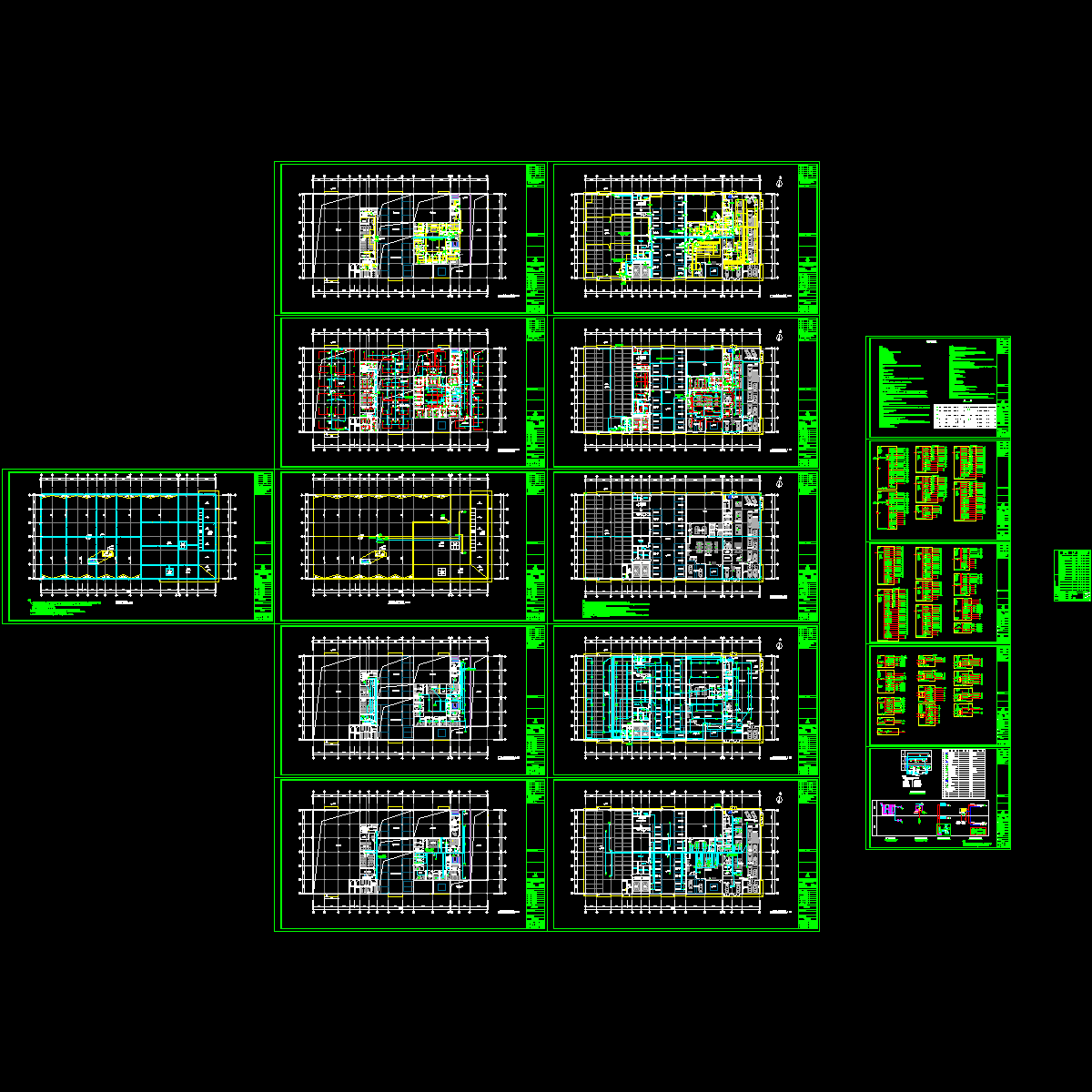 4S点电气CAD施工图纸.dwg