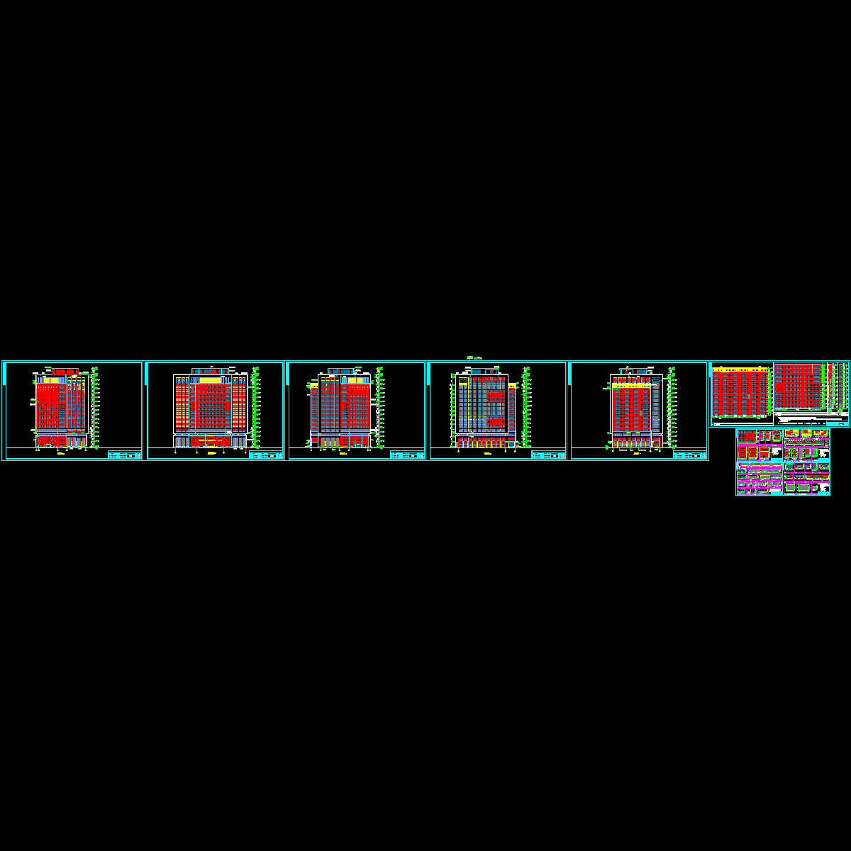 立面图纸(F10建筑施工CAD图纸).dwg