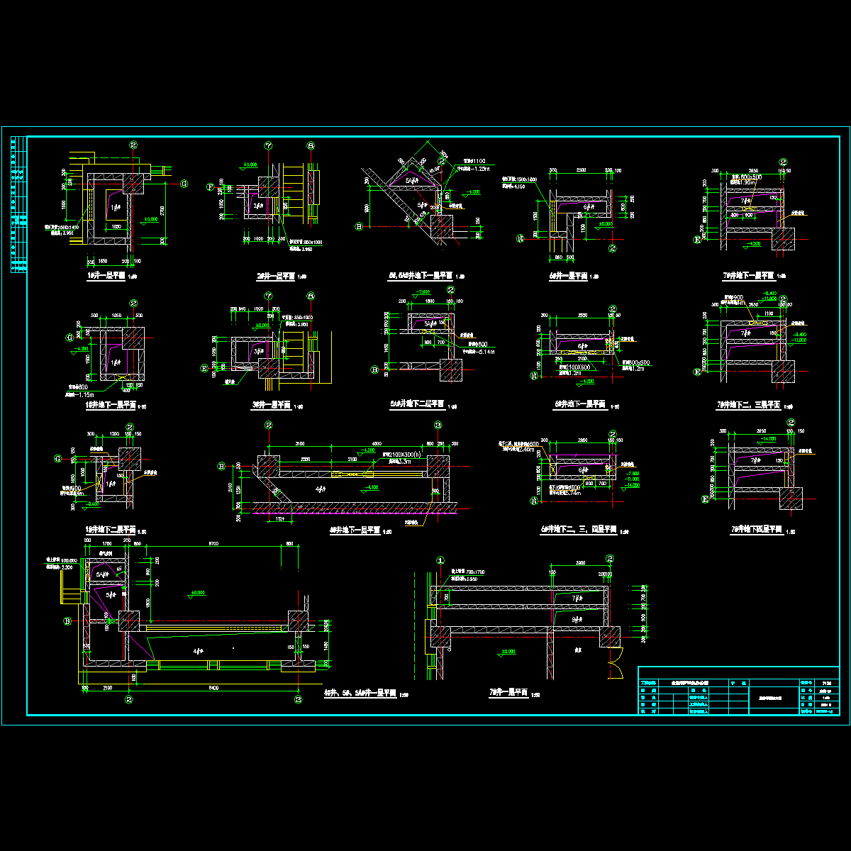 管井图纸(F10建筑施工CAD图纸).dwg