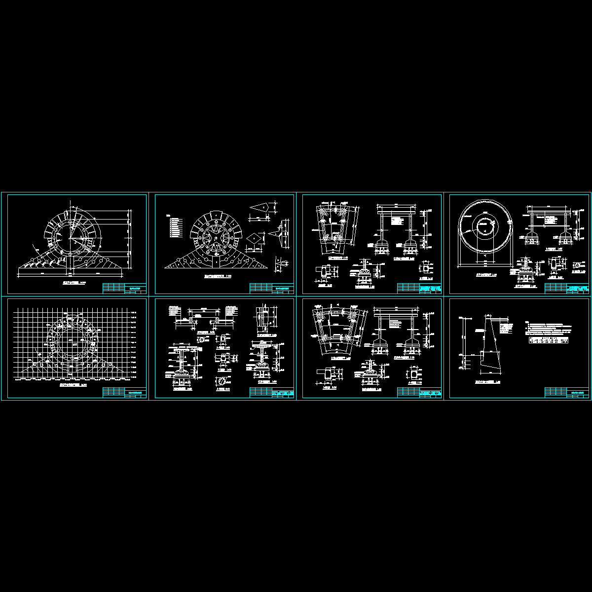 花园近水平台全套CAD施工图纸.dwg