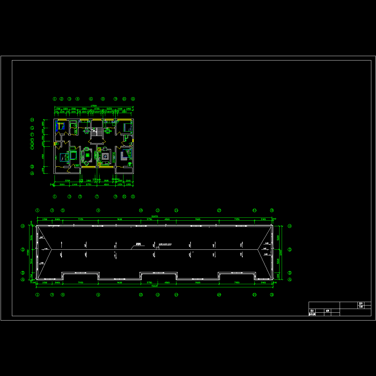 标准层平面布置图and屋顶.dwg