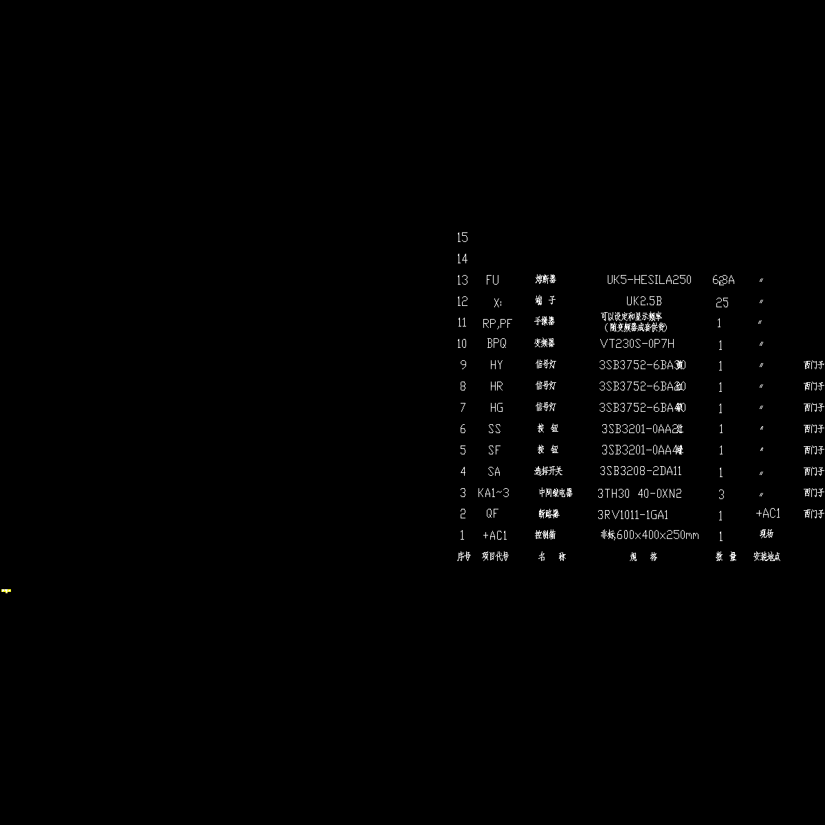 250kw变频器.dwg