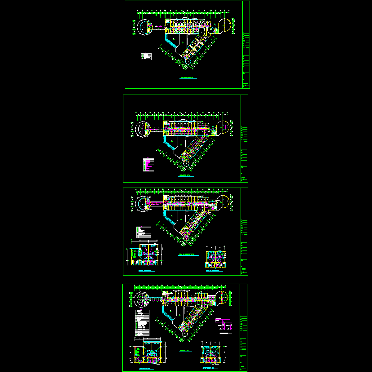 [CAD]3层交流招待中心电气图纸(线槽布线).dwg