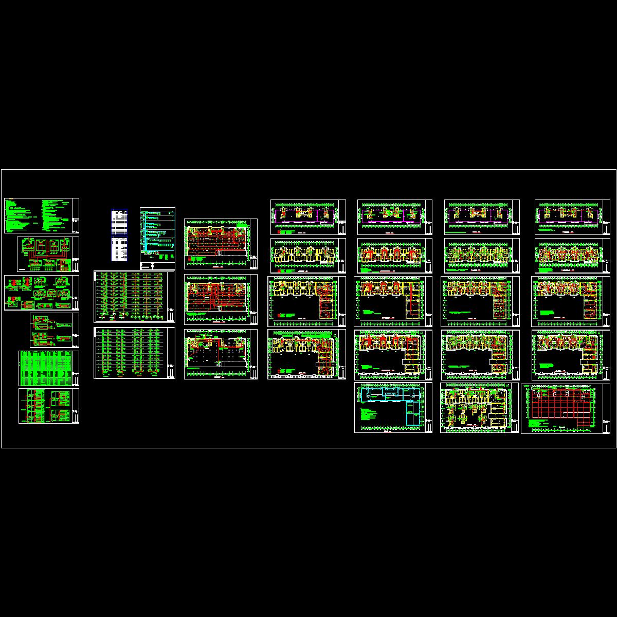 [CAD]12层住宅楼电气设计.dwg