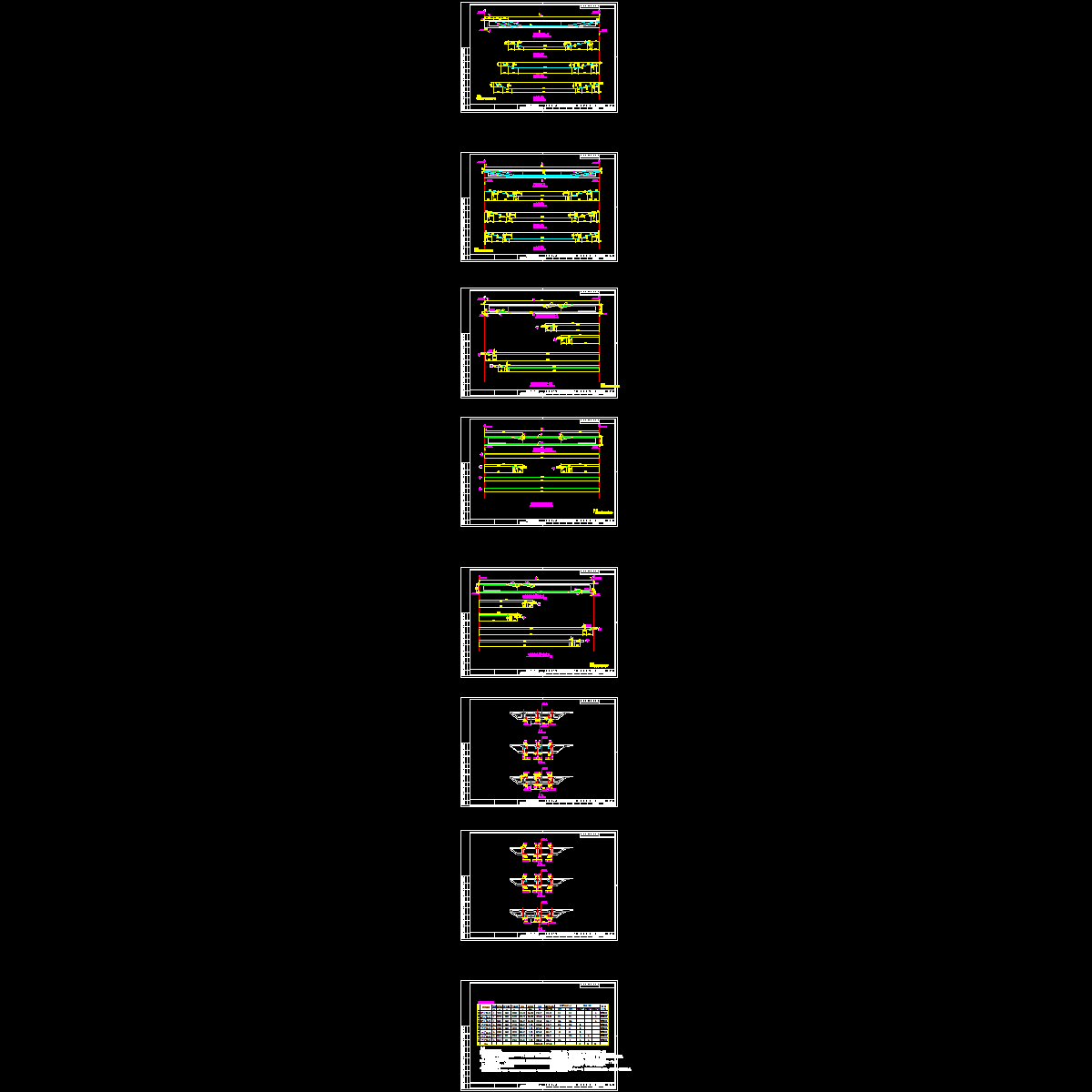 c00q09-04-02 3×30m（b＝17m）连续箱梁主梁预应力钢束构造图.dwg