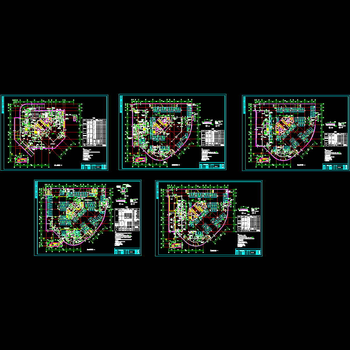 地下平面图纸(F10建筑施工CAD图纸).dwg