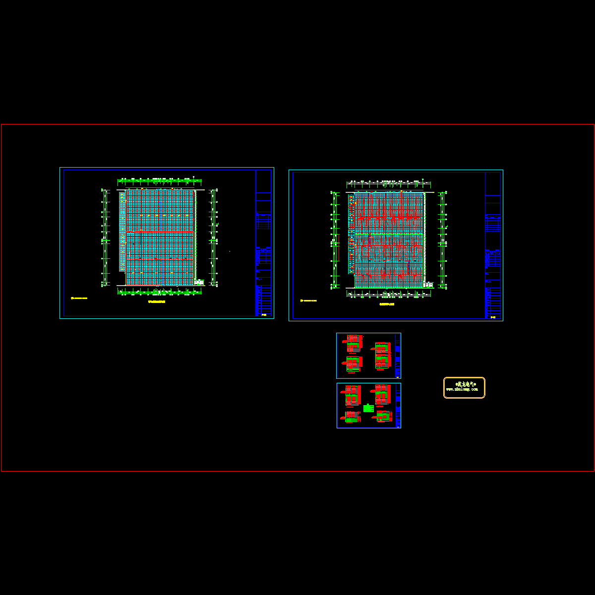 工厂车间强电设计CAD施工图纸.dwg