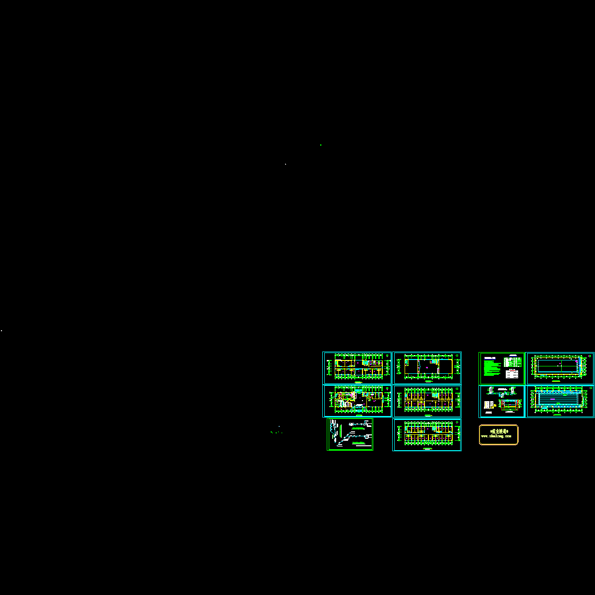 [CAD]工程通风设计施工图纸.dwg