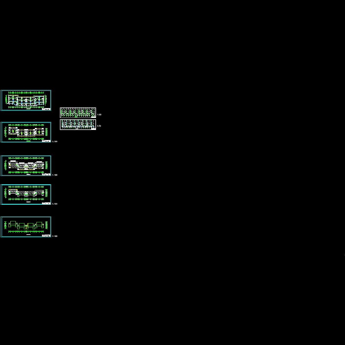 4层住宅楼给排水设计CAD施工图纸.dwg