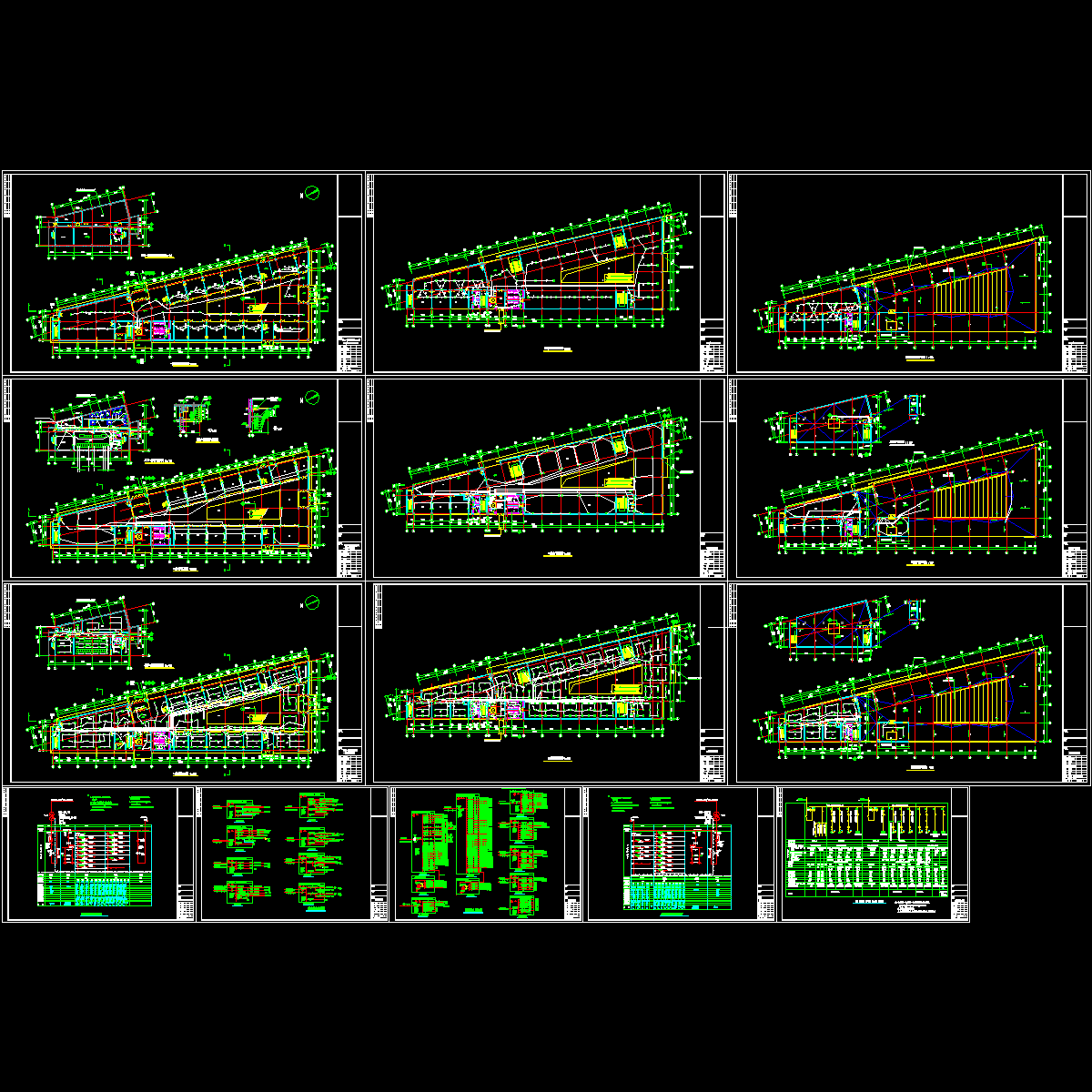 [CAD]商住楼的电气设计整套图纸.dwg