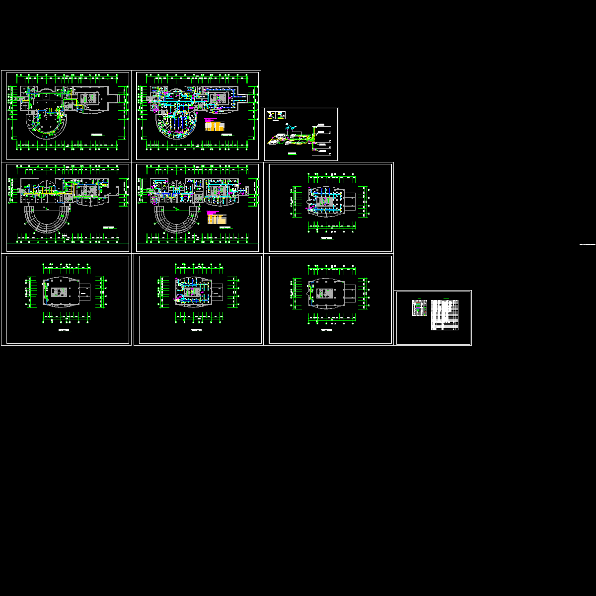 [CAD]房管所空调设计施工图纸，共10张.dwg