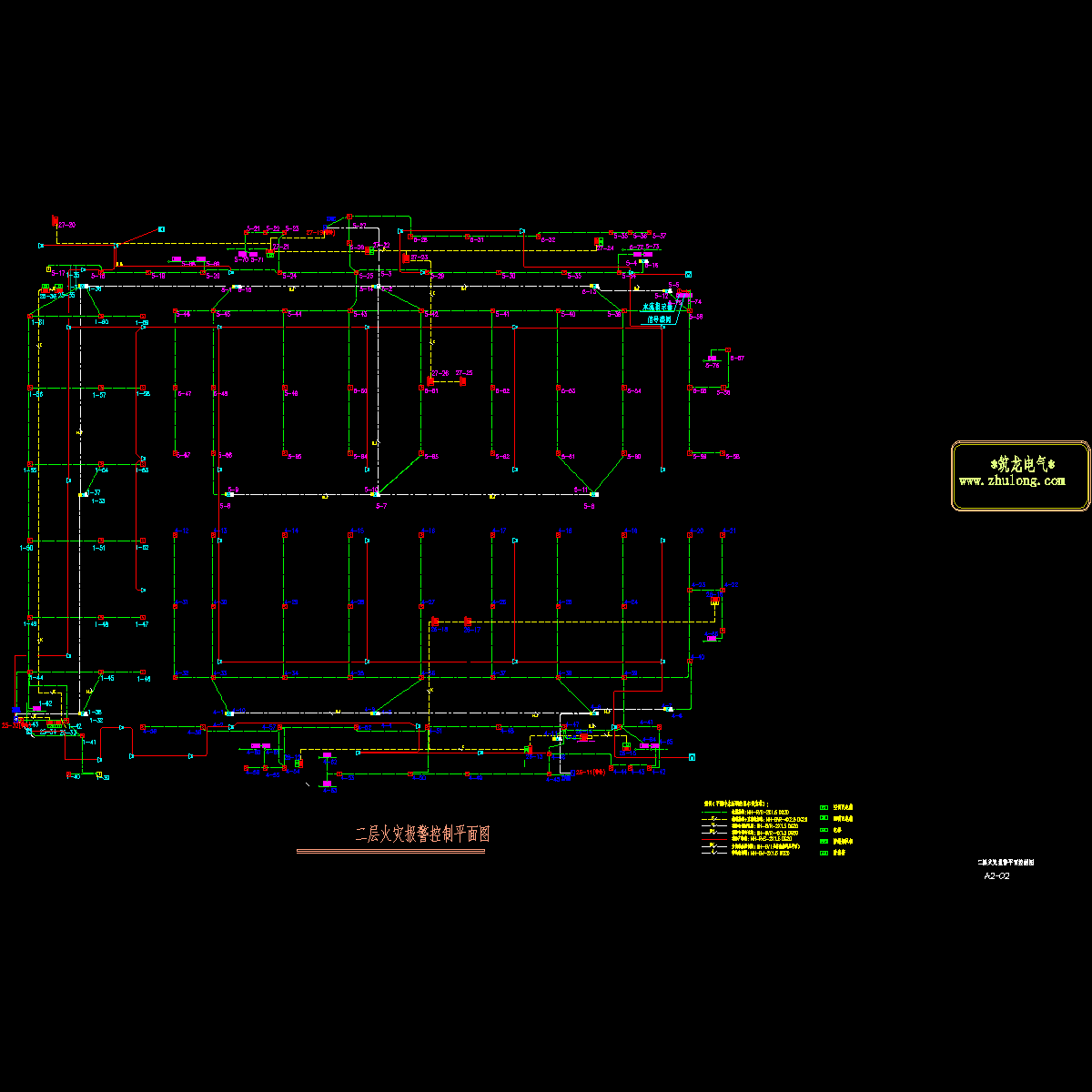 二层火灾报警配置平面0421.dwg