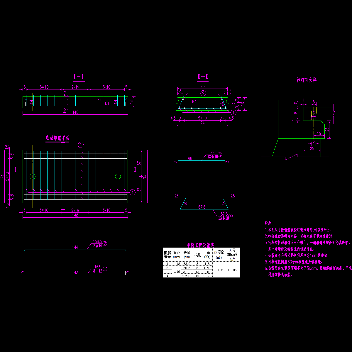 74明盖中板布置图(l=1.5m 0°).dwg