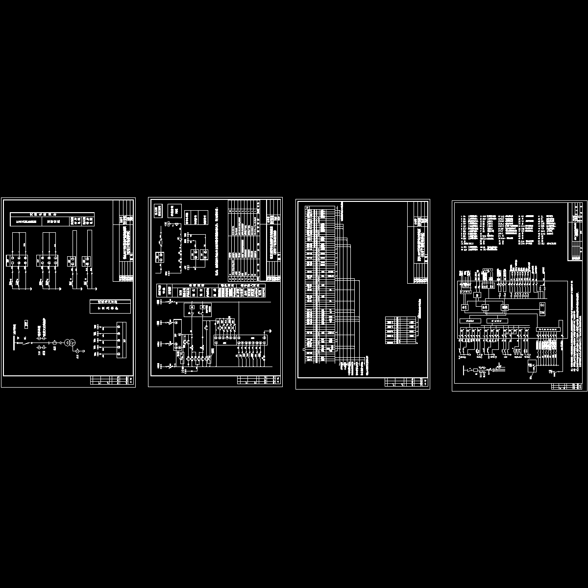 [CAD]厂家微机电动机保护二次图纸.dwg