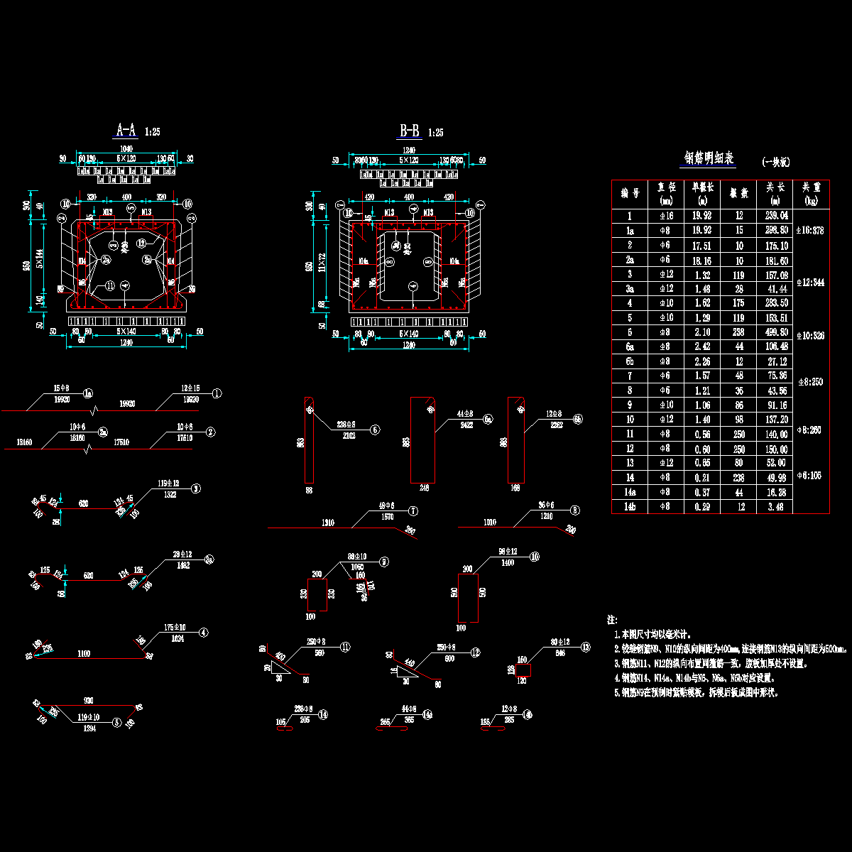 13 20米中板普通钢筋构造图2（α＝0）（童1.10）.dwg