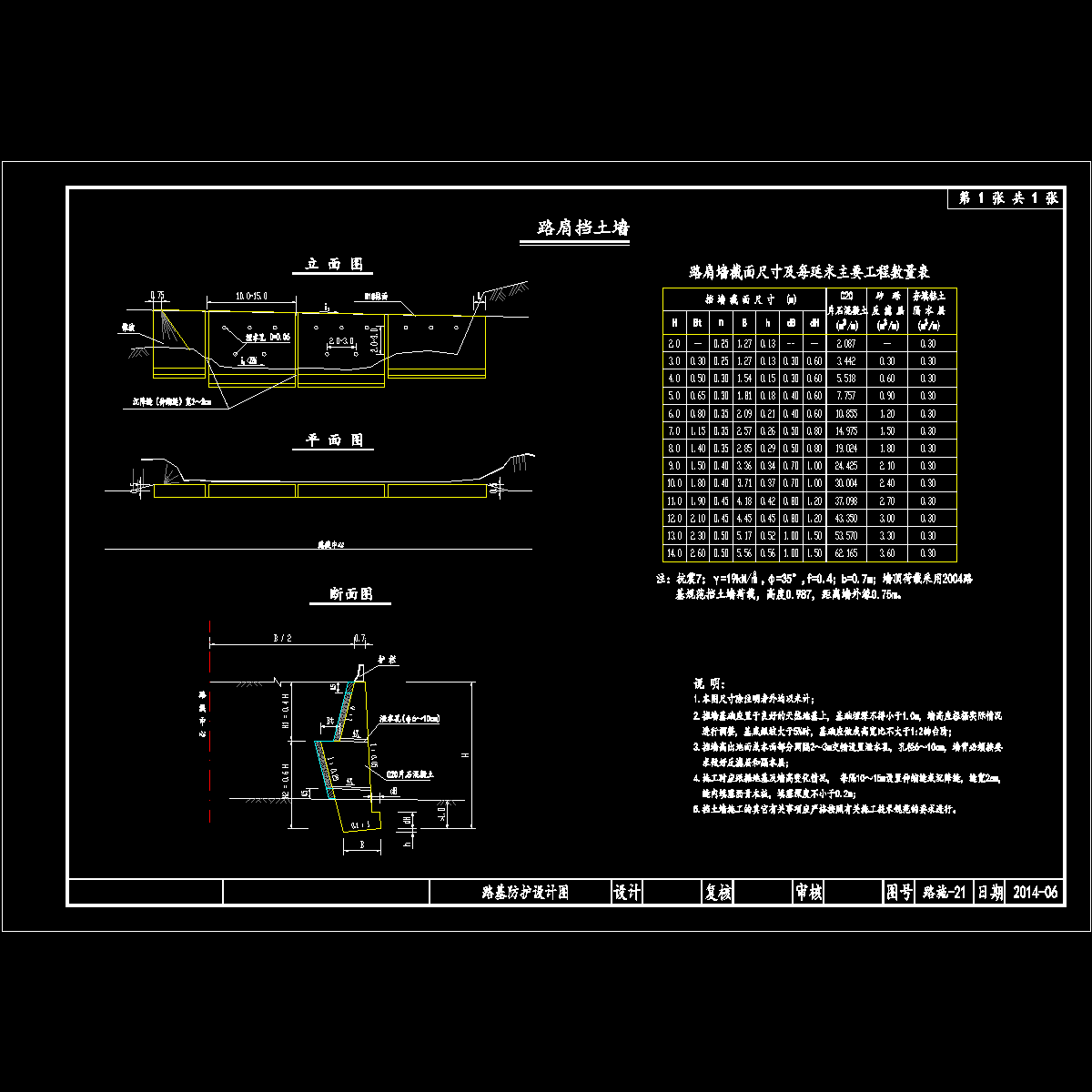 ok 路施-21 路基防护工程设计图.dwg