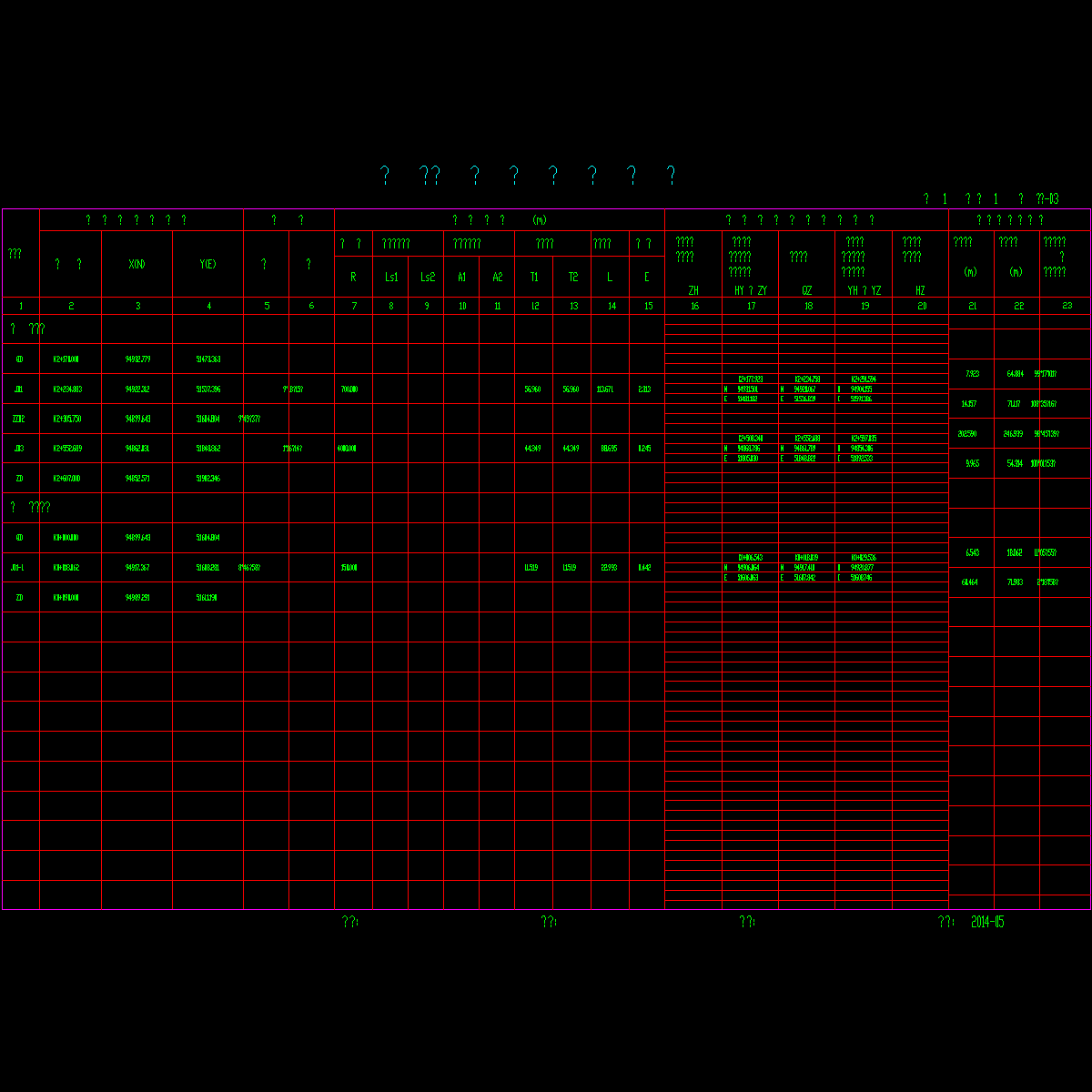 路施-03 直曲表.dwg