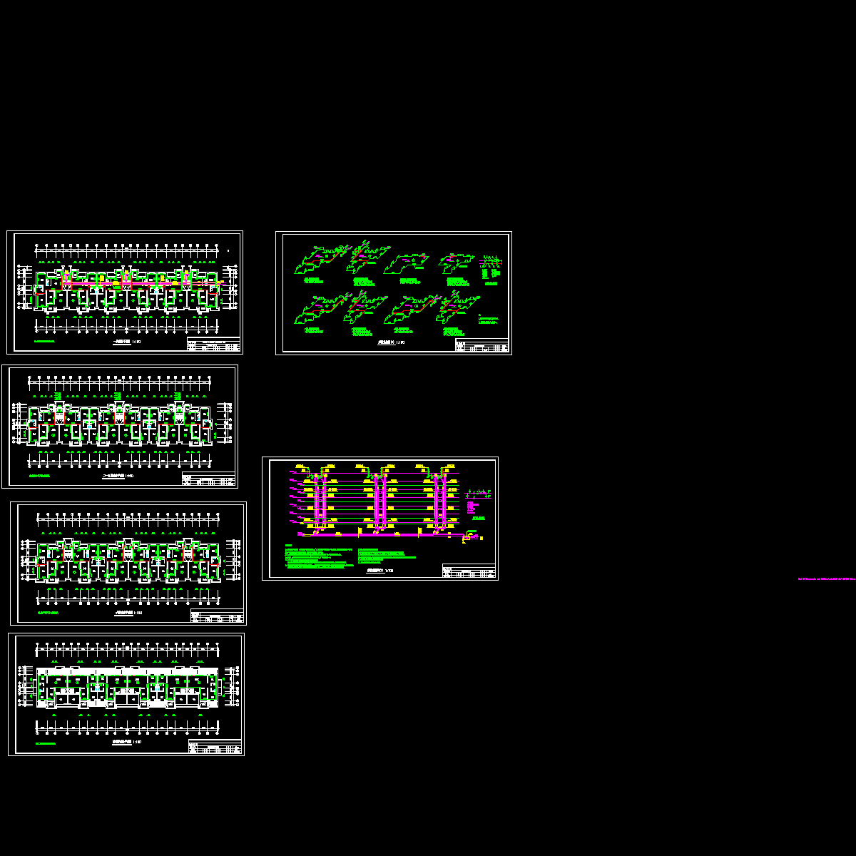 住宅楼采暖设计图纸 - 1