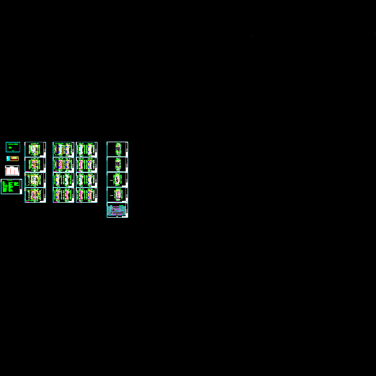 [CAD]招生考试中心空调图纸(自动控制).dwg