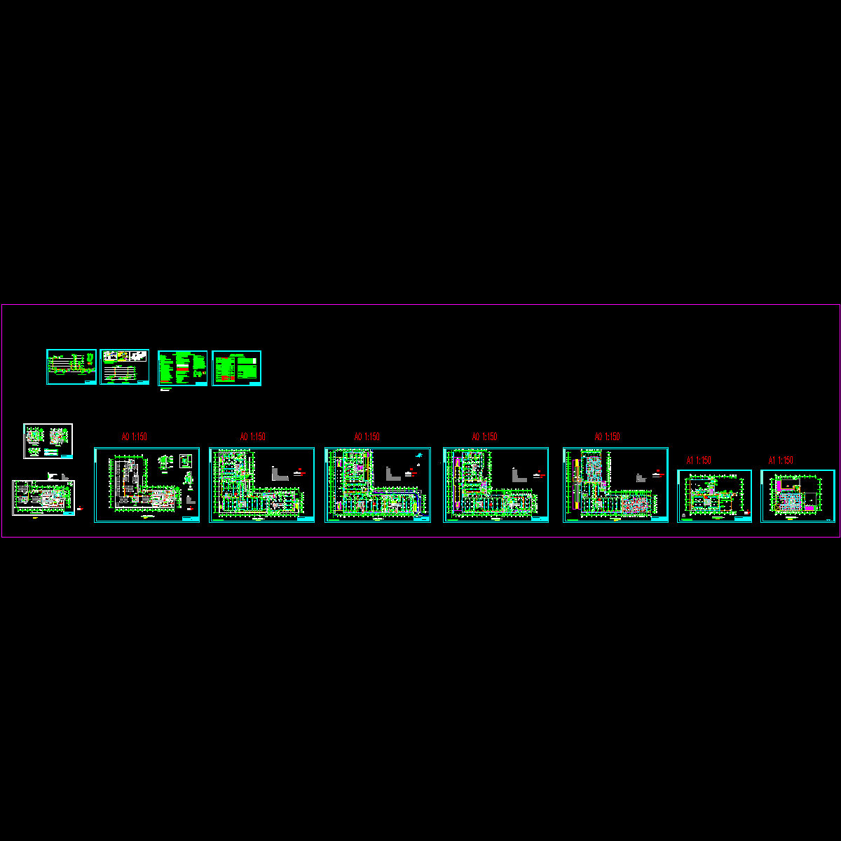 [CAD]大型商场空调图纸（总共13页图纸）.dwg