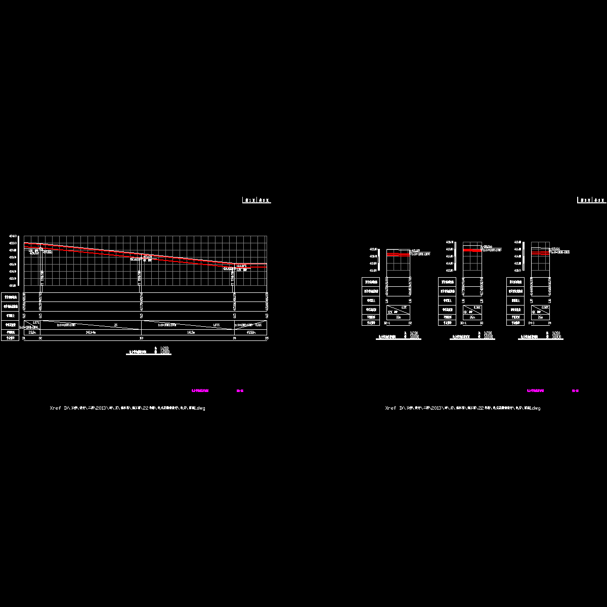 n-05 电缆沟纵断面图.dwg