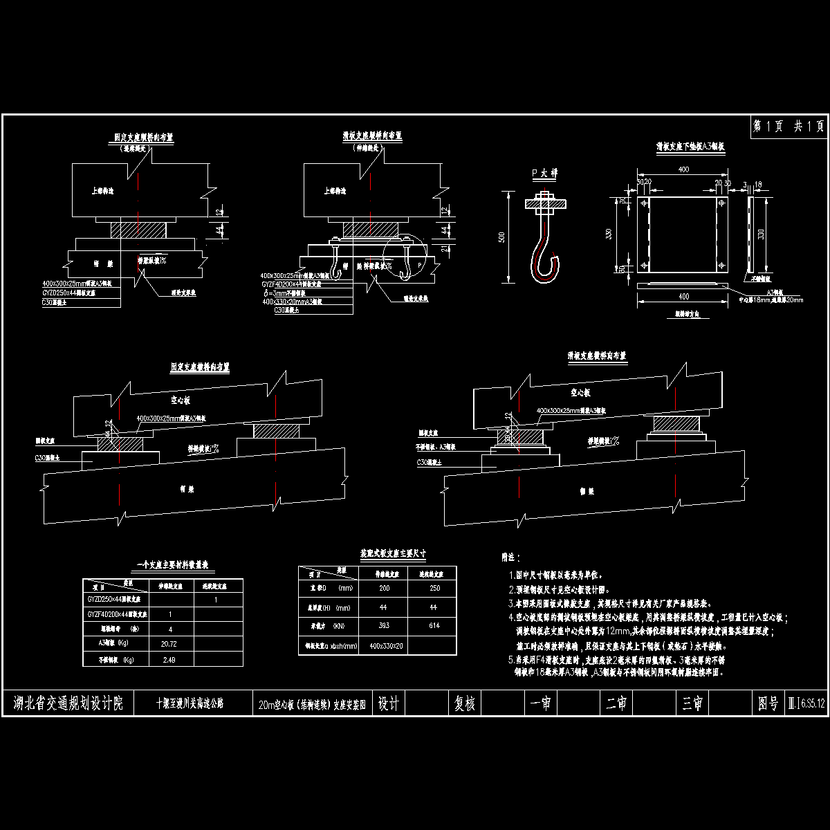 空心板（20连续）支座安装图.dwg