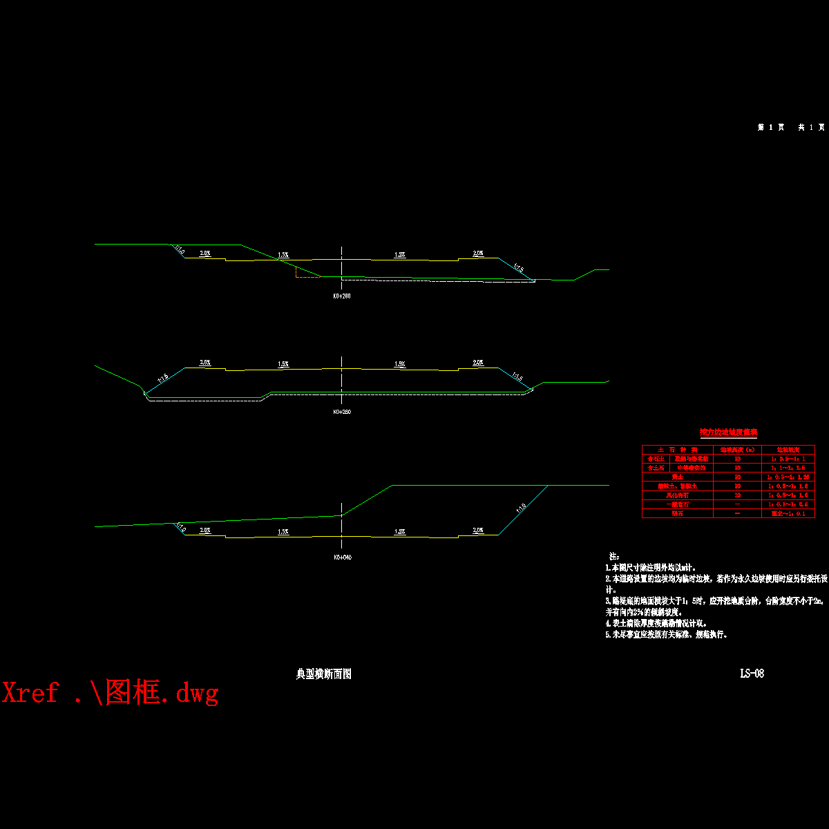 08典型横断面图.dwg