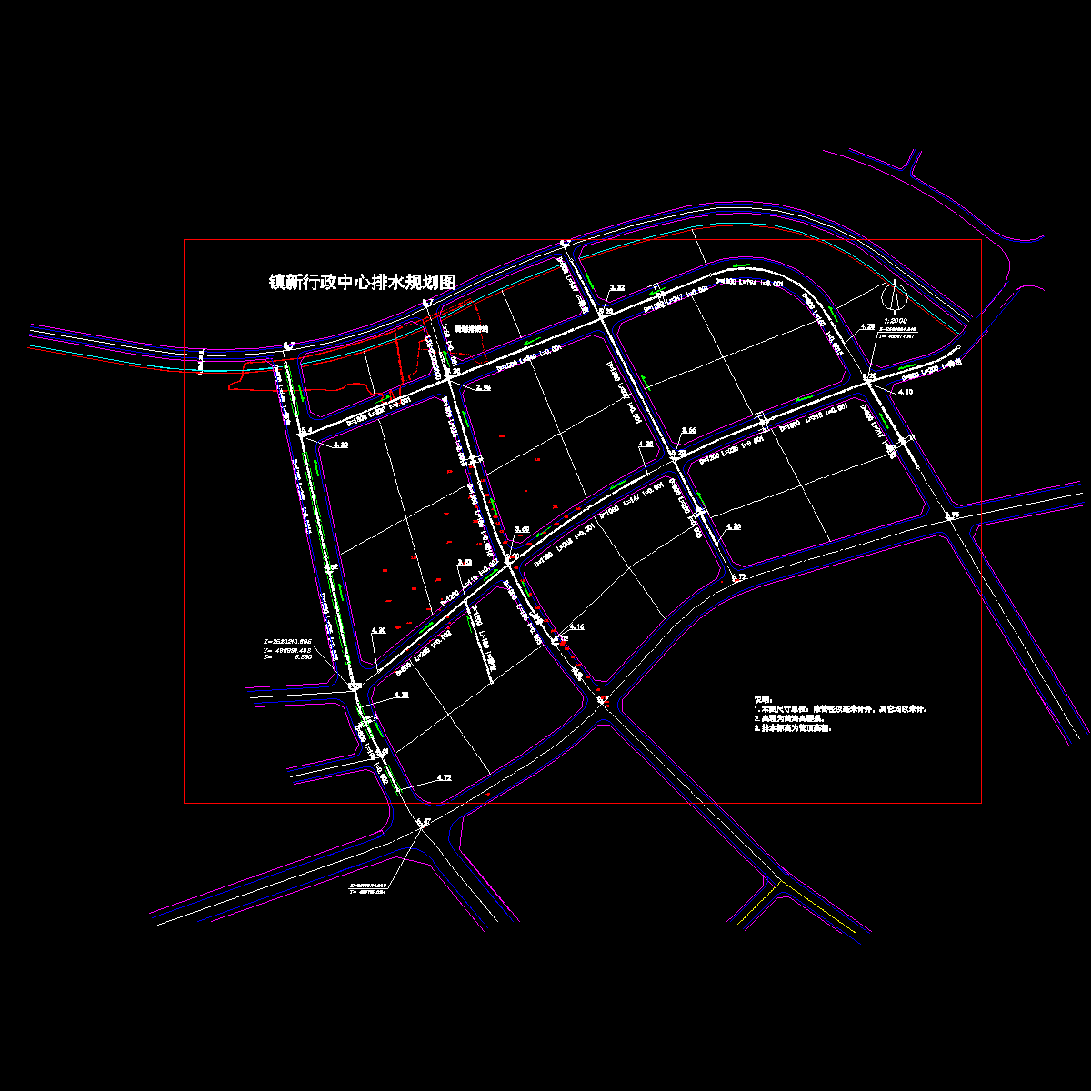 排水规划图 - 1