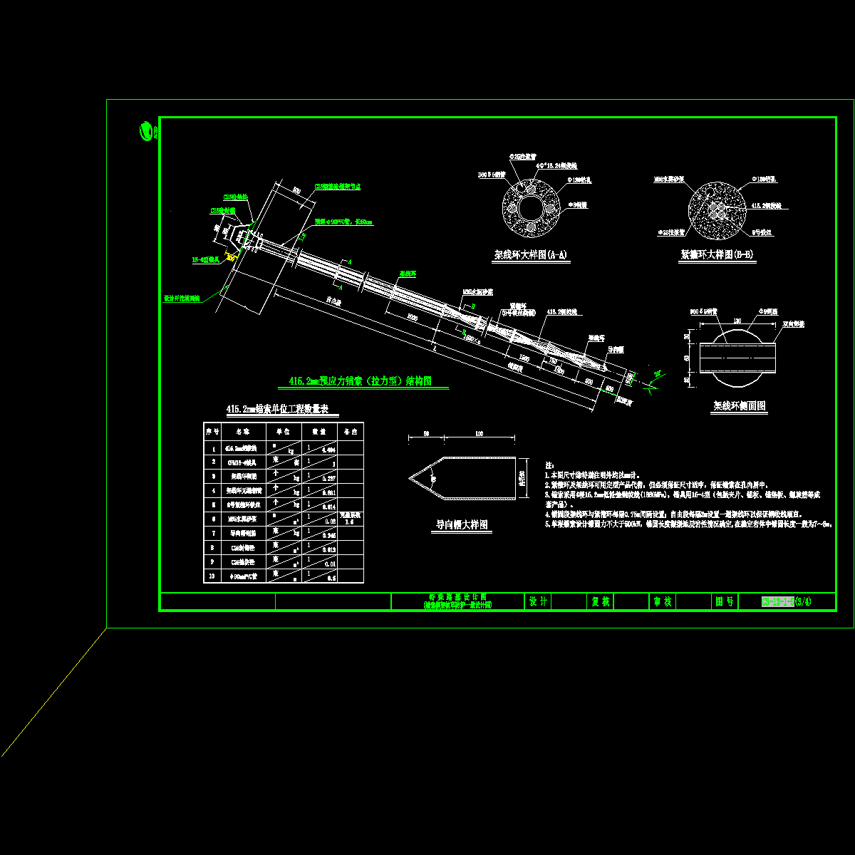 c3-12-1-5(3_4)-4×φs15.2预应力锚索设计图.dwg