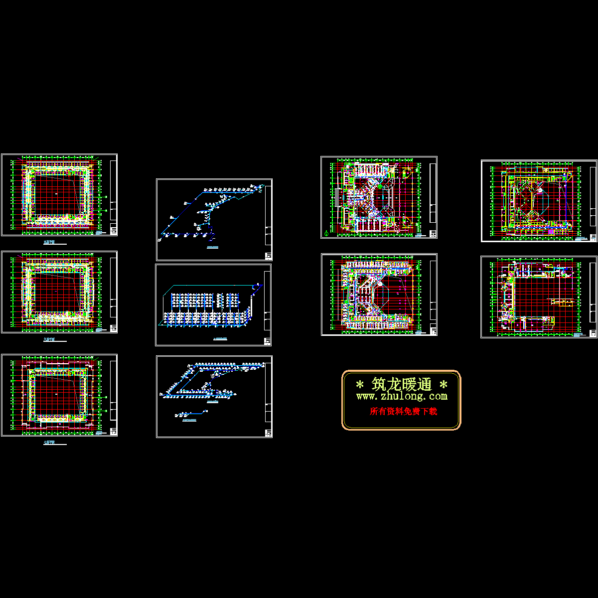 [CAD]大学国际交流中心空调图纸.dwg