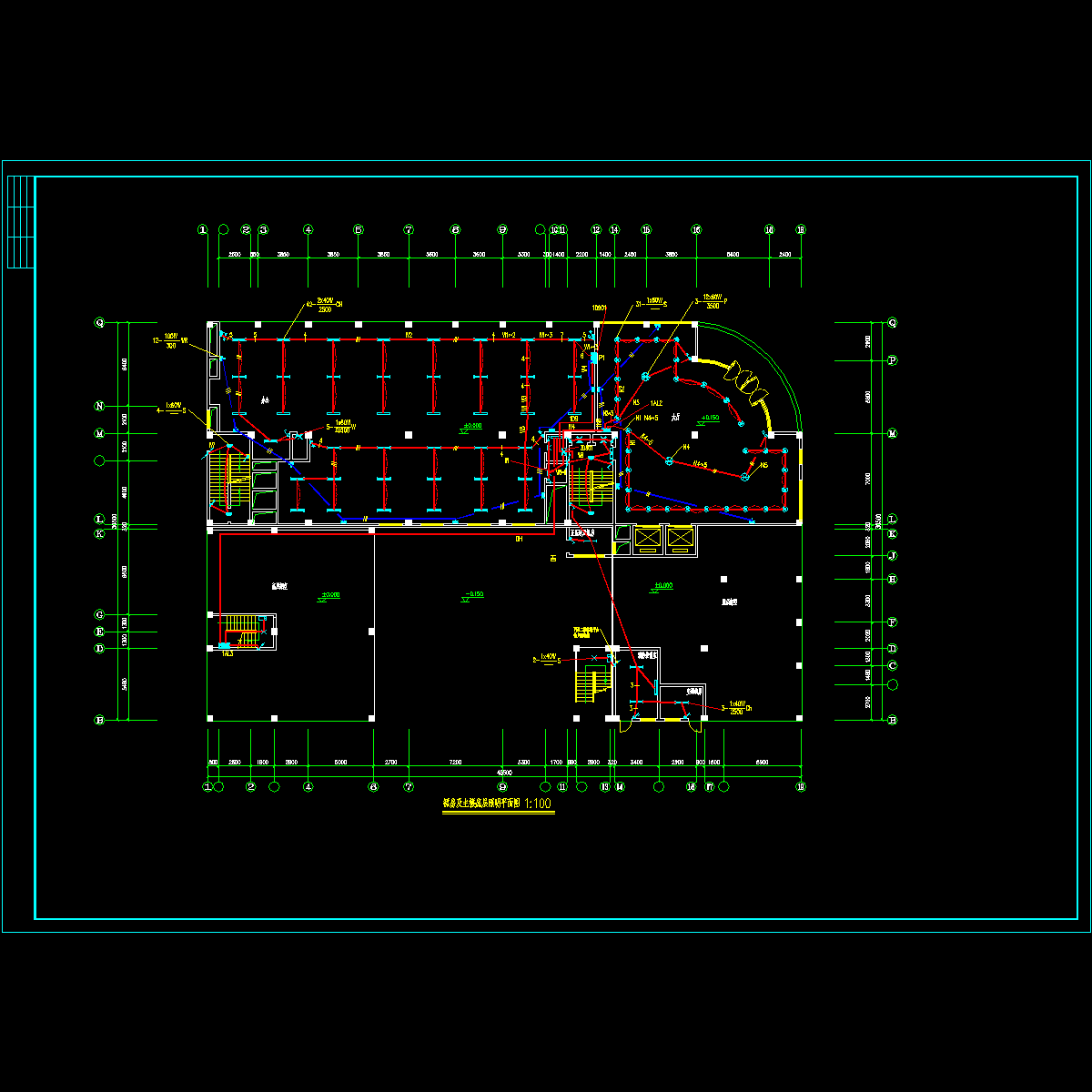 14裙楼及主楼底层照明平面图.dwg