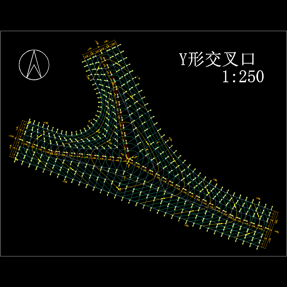 do_交叉口竖向图(03-y形口).dwg