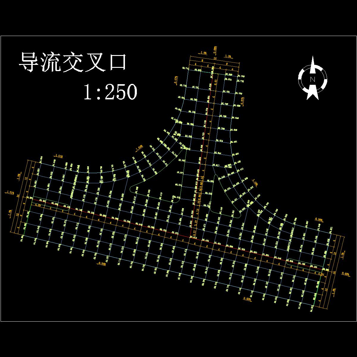 do_交叉口竖向图(06-导流交叉).dwg