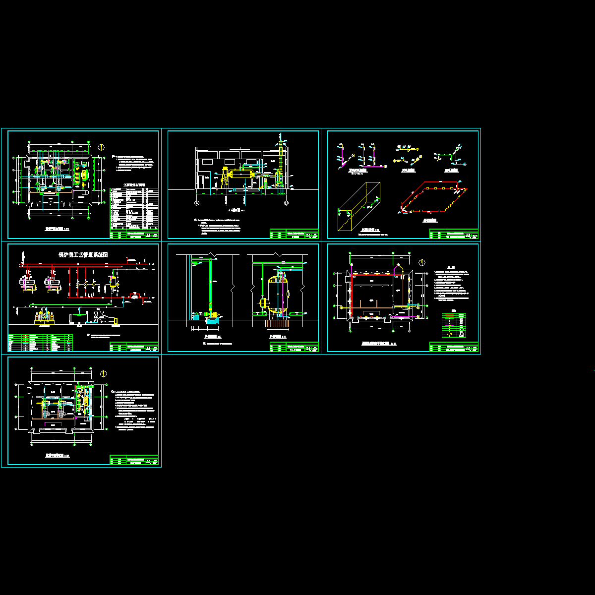 锅炉房设计施工图纸 - 1