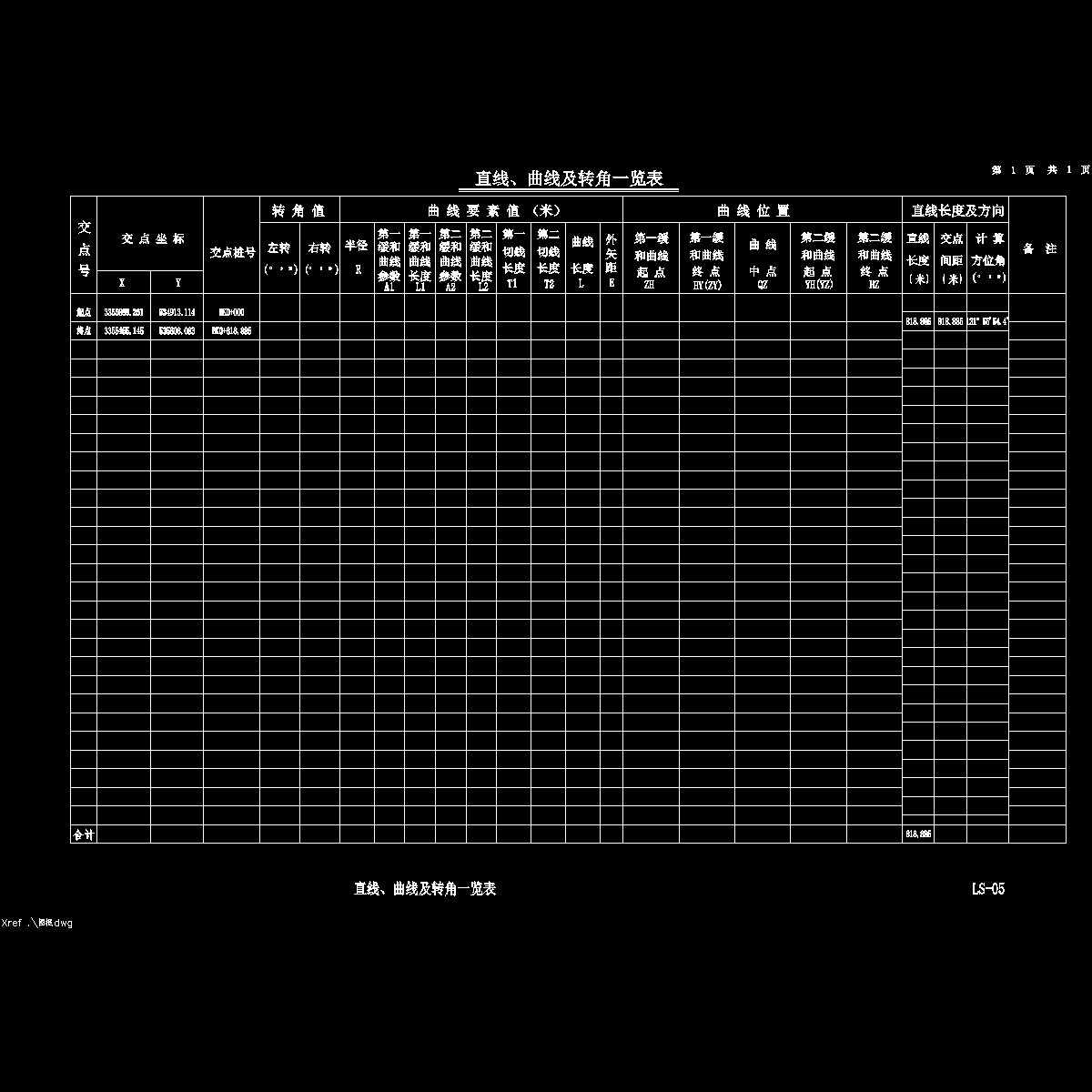 05直线、曲线及转角一览表.dwg