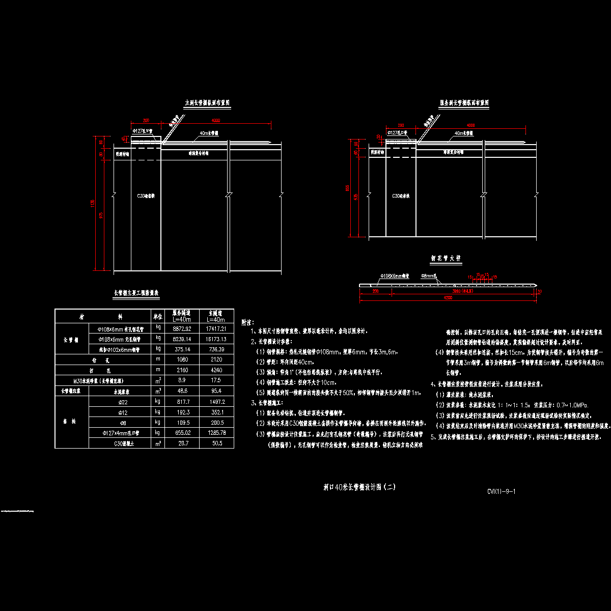 洞口40米长管棚设计图（二）.dwg
