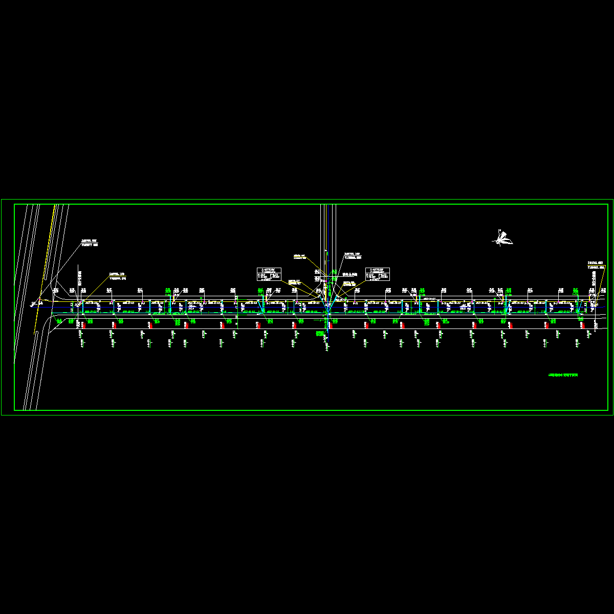 a#道路排水管道平面图.dwg