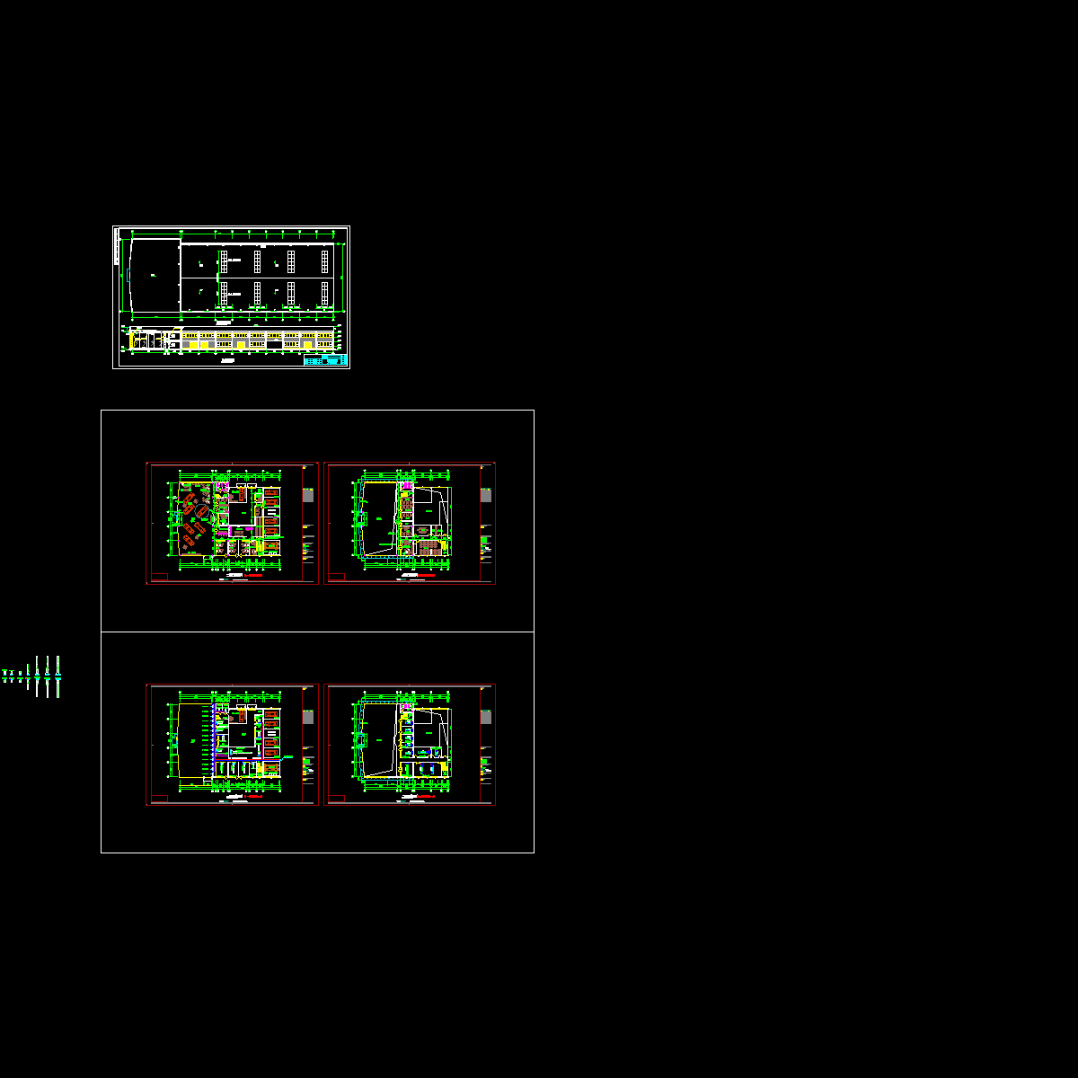 [CAD]上两层汽车4S店空调图纸.dwg